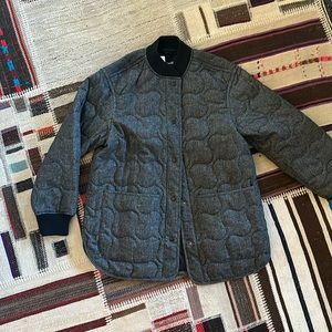 quilted bomber jacket from madewell